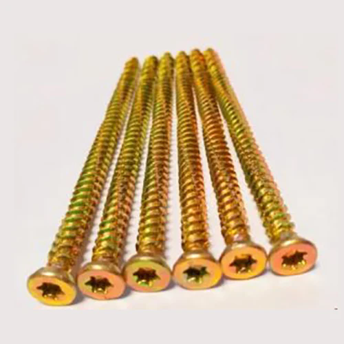 Torx Pozi 6 Nibs Yellow Zinc Hi-Lo Thread Concrete Screw